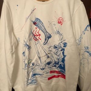 Burberry Sweater White (Large)